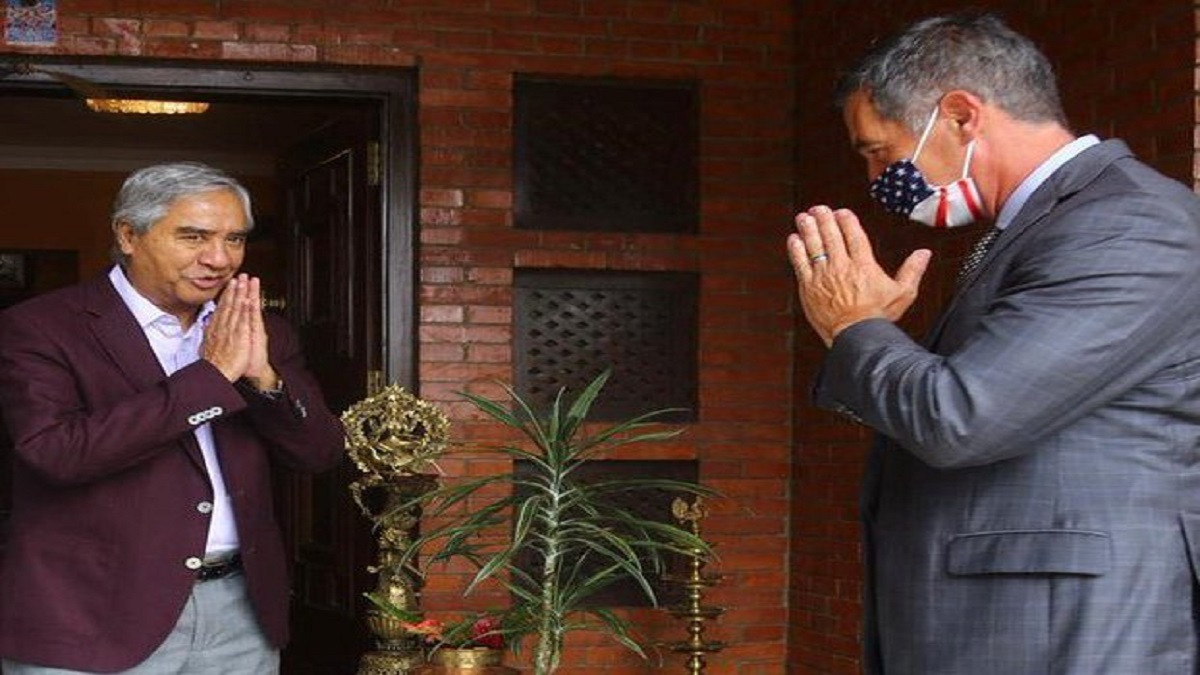 US Ambassador Berry meets PM Deuba